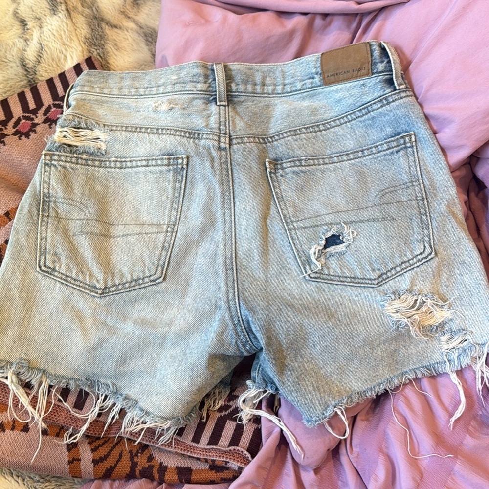 American Eagle Distressed Denim Shorts